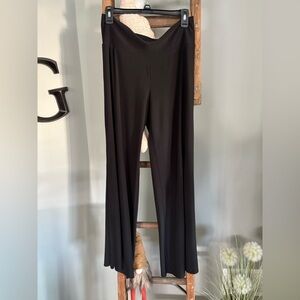 Elegant Black Women's Pants size XL white leg